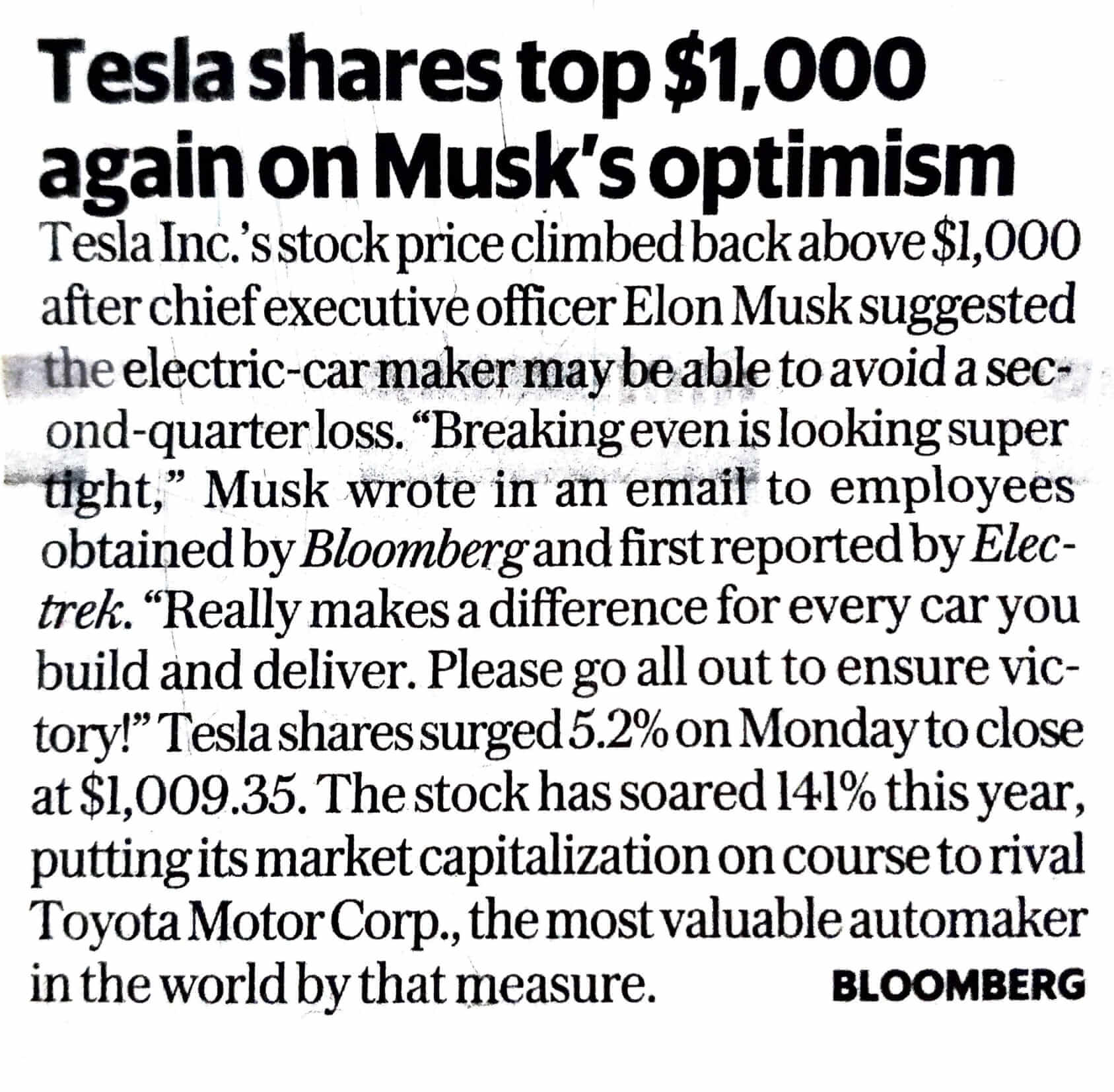 Wall Street Investing US Equity Investing Article